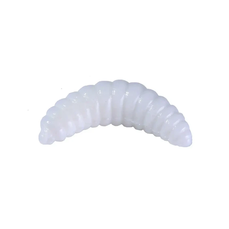 Силиконови Камола WORM GRUB SOFT / WH - 2,0 cm - 10 бр.