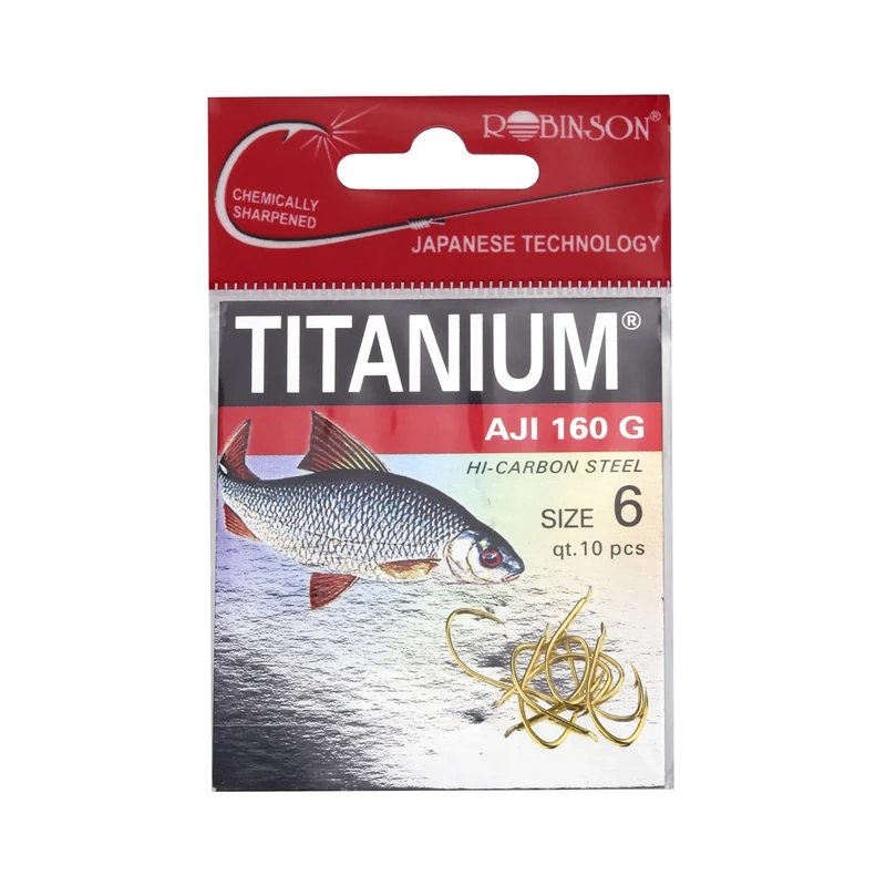 Куки с лопатка Куки ROBINSON TITANIUM - AJI 160 G - злато