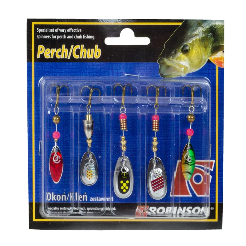 Блесни комплект Блесни ROBINSON комплект - PERCH/CHUB 1 / 5 броя