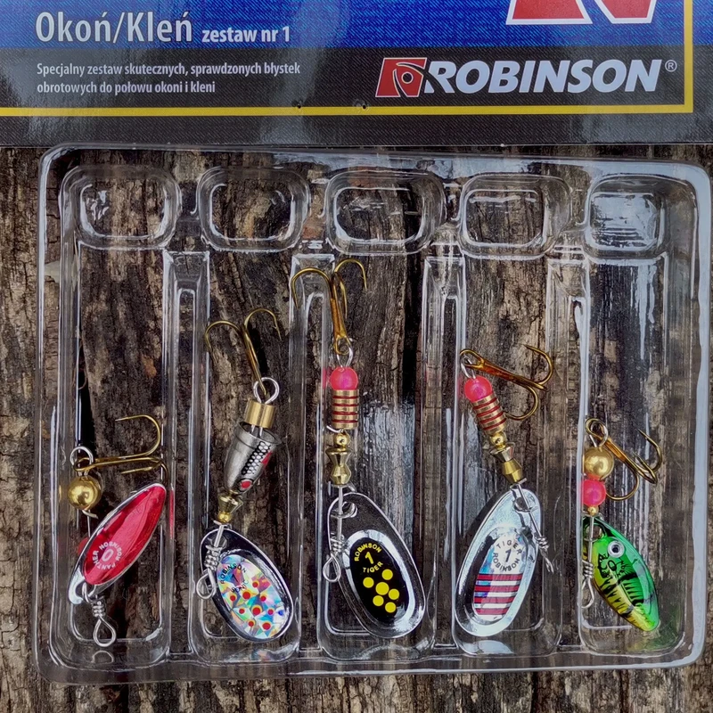 Блесни комплект Блесни ROBINSON комплект - PERCH/CHUB 1 / 5 броя