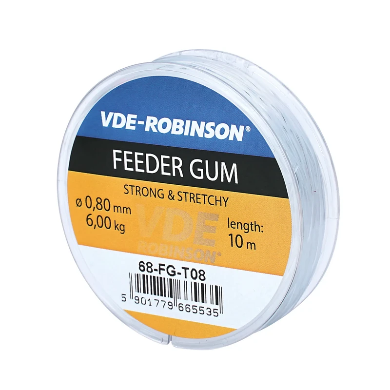 За риболов на фидер Ластик ROBINSON FEEDER RUBBER TRANSPARENT