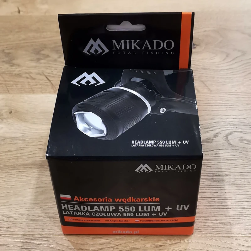 Други Челник MIKADO HEADLAMP - 550 LUM + UV