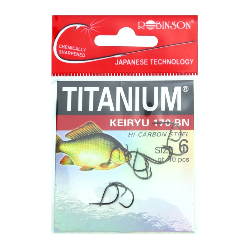 Куки с лопатка Куки ROBINSON TITANIUM - KEIRYU / 170 BN - черен никел